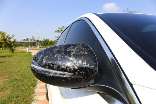 W213/W205 Carbon Mirror Cover(Forged Carbon-Black) 3