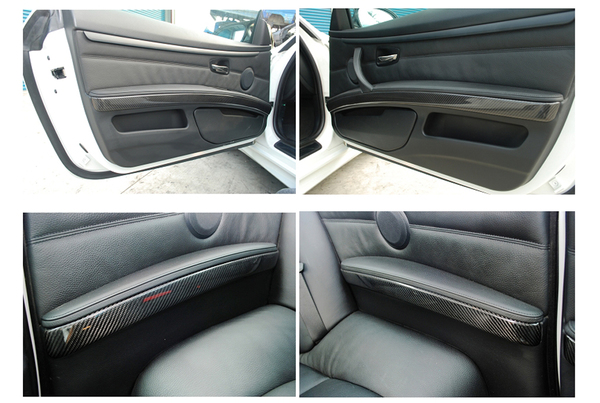 E92 interior dash kits(6 pcs),carbon-with i-drive 4