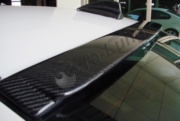 E92 AC style roof spoiler,carbon 2
