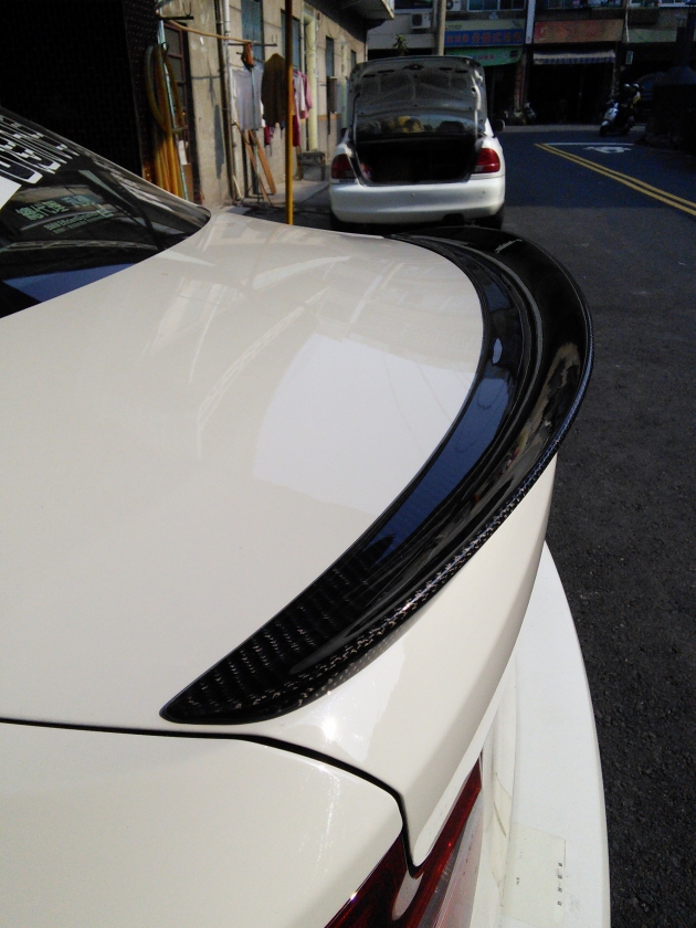 F22 Performance style rear spoiler, carbon 2