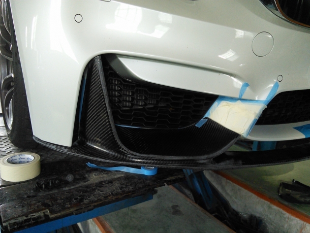 F80 M3 Performance style front lip, carbon 3