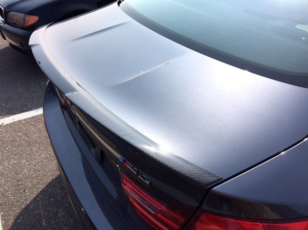 F82 M4 Performance style rear spoiler, carbon 1