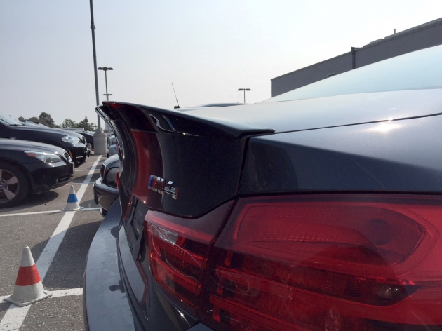 F82 M4 Performance style rear spoiler, carbon 2