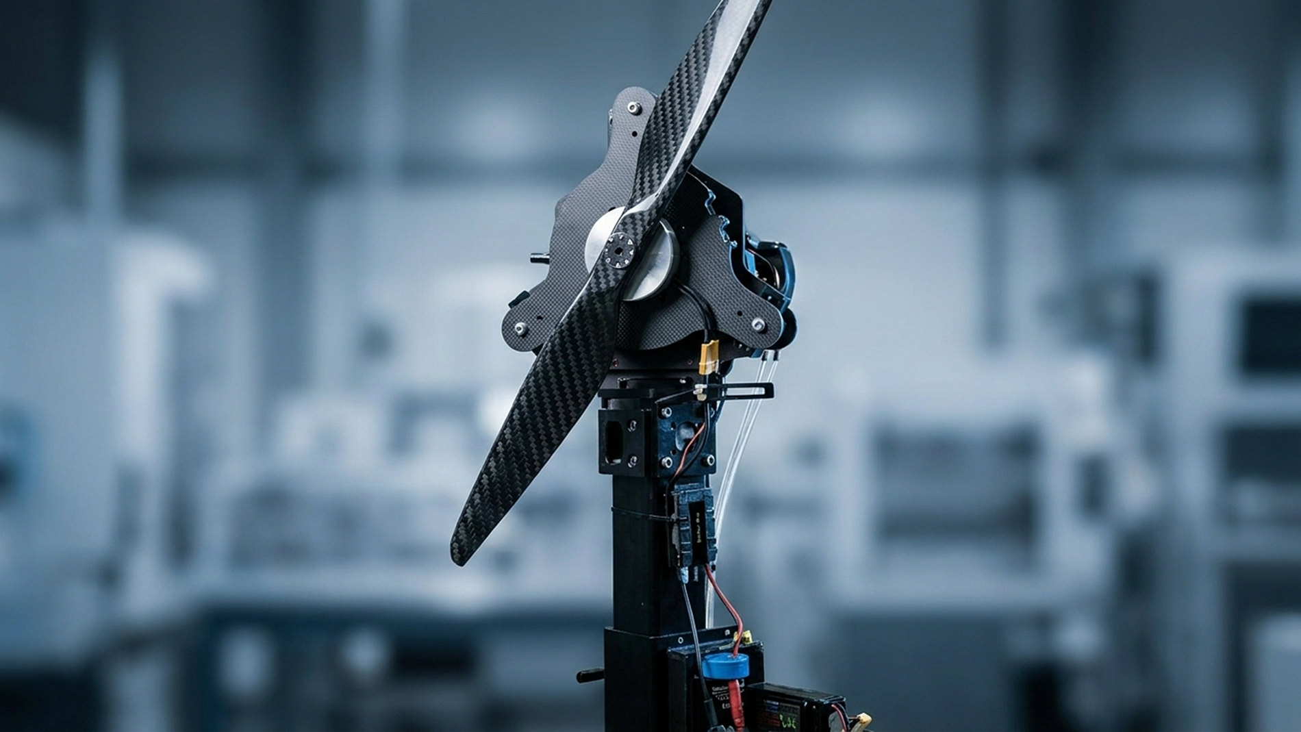Drone propeller testing equipment