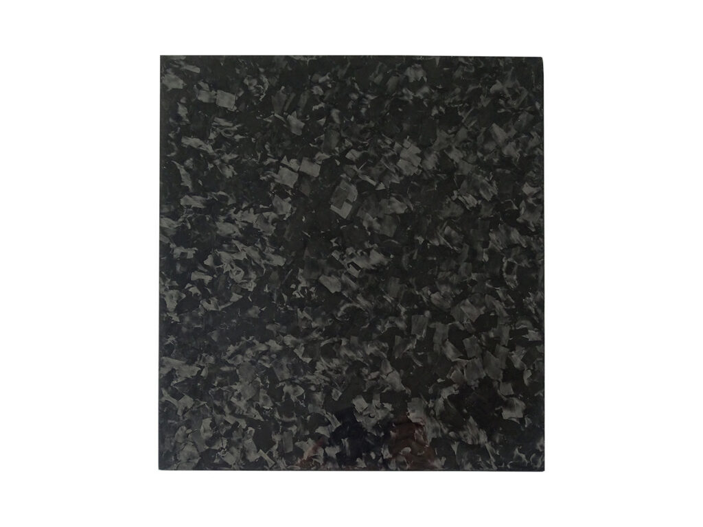 Forged carbon fiber panel